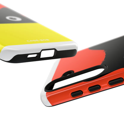 Peekaboo Cat Crimson Samsung S24 Plus Case - Tough