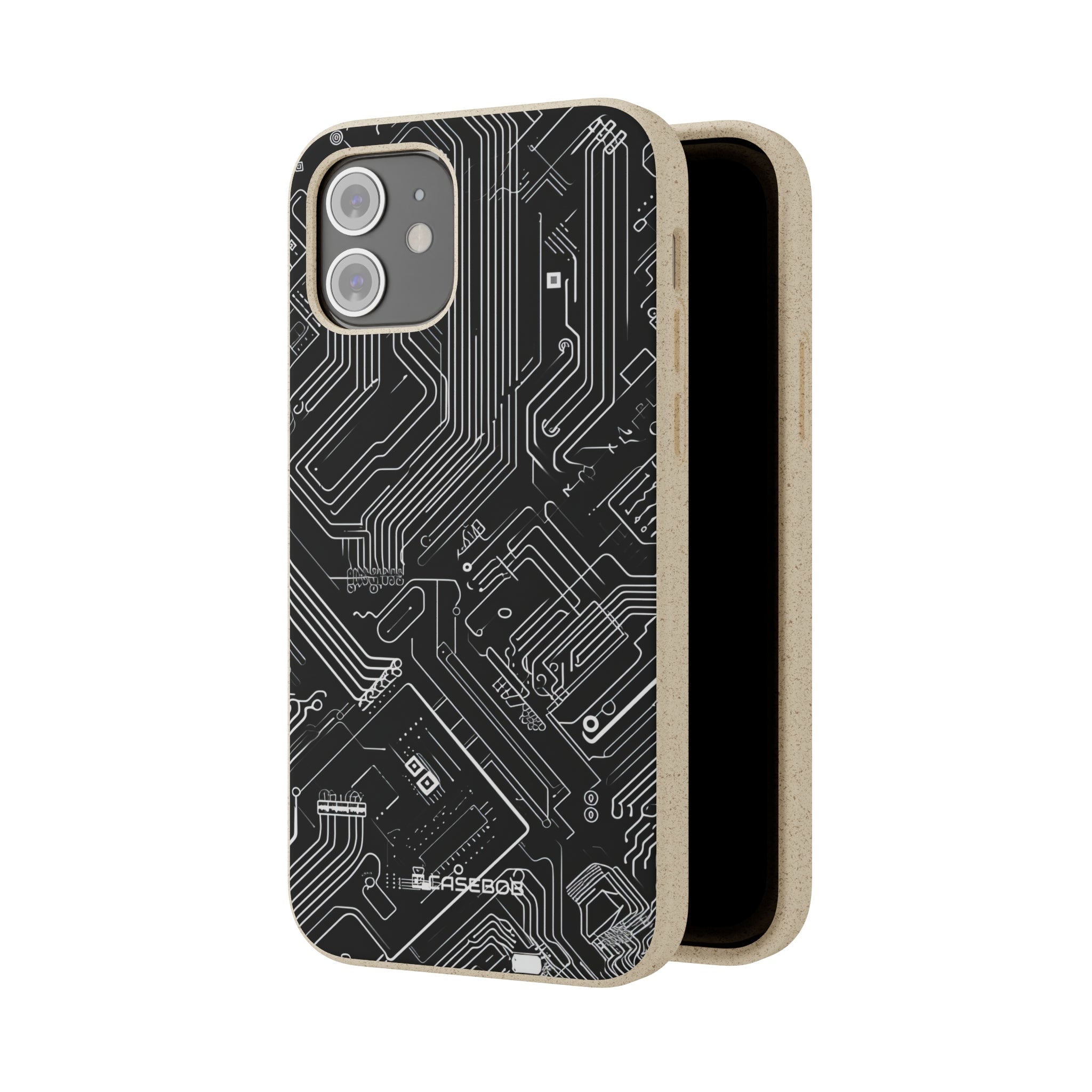 Cyber Circuitry Art | Biodegradable Phone Case