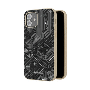 Cyber Circuitry Art | Biodegradable Phone Case