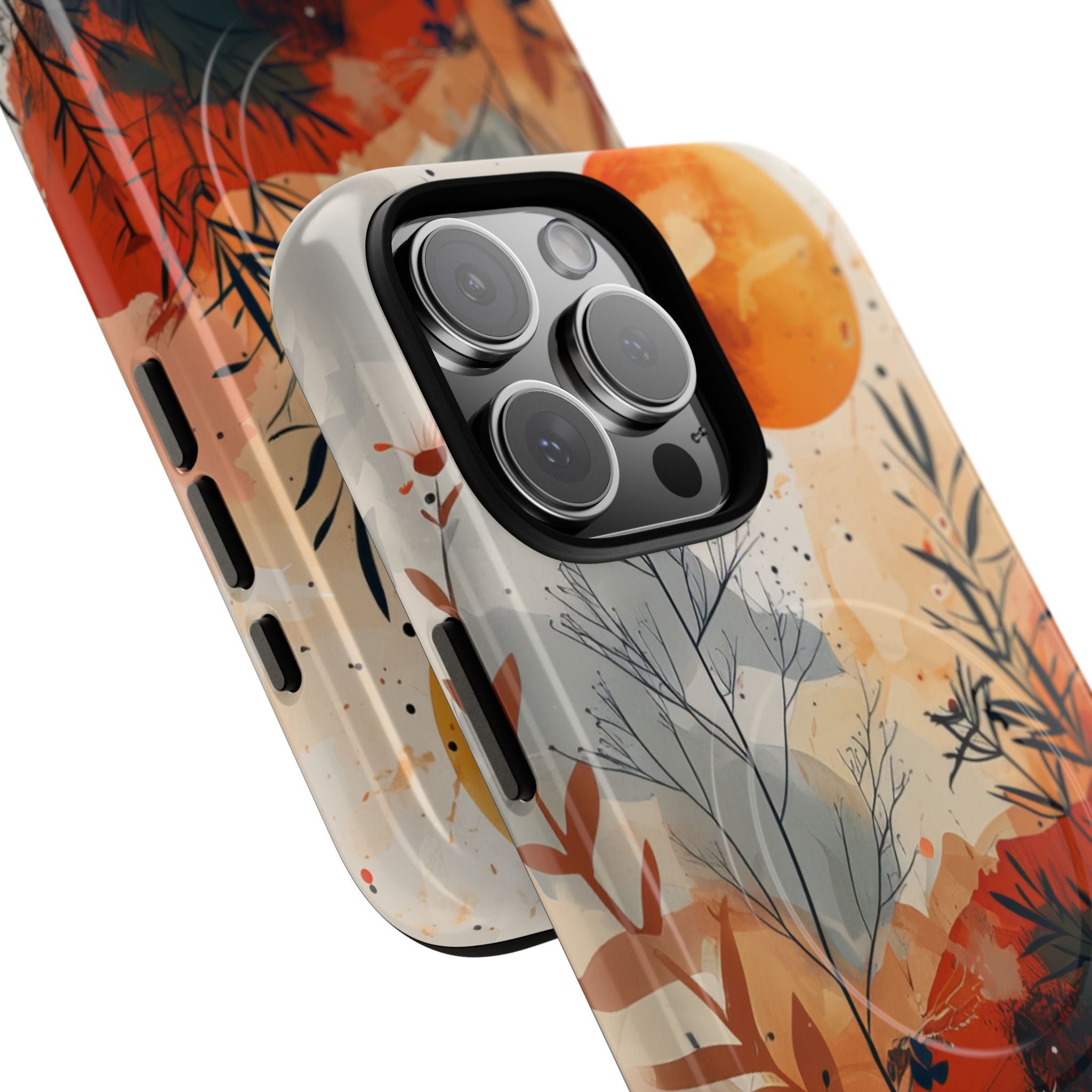 Orange Solstice iPhone 16 Pro Max Case - Tough+