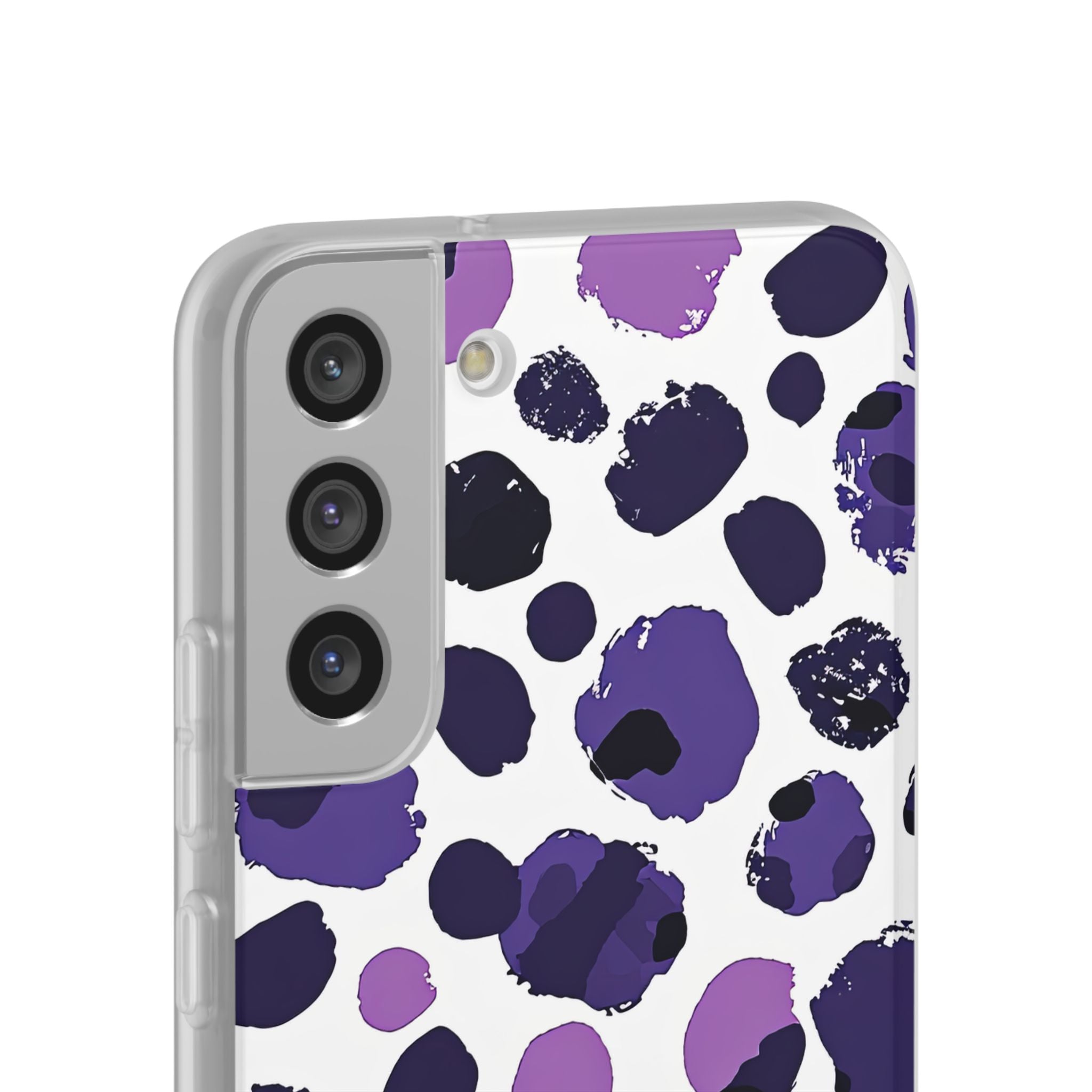 Purple Inkblots Samsung S22 - Flexi Phone Case