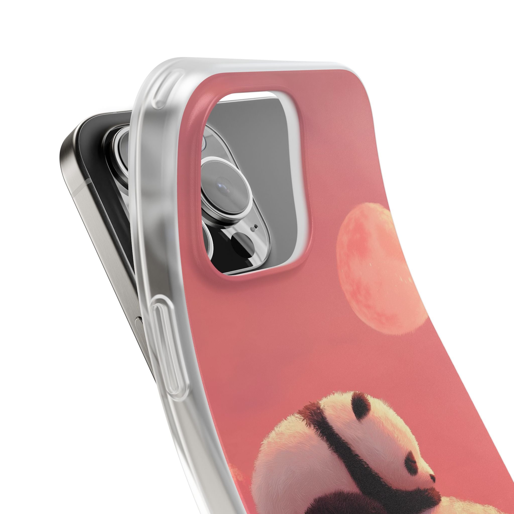 Panda Moonbeam iPhone 16 Pro Max Case - Soft