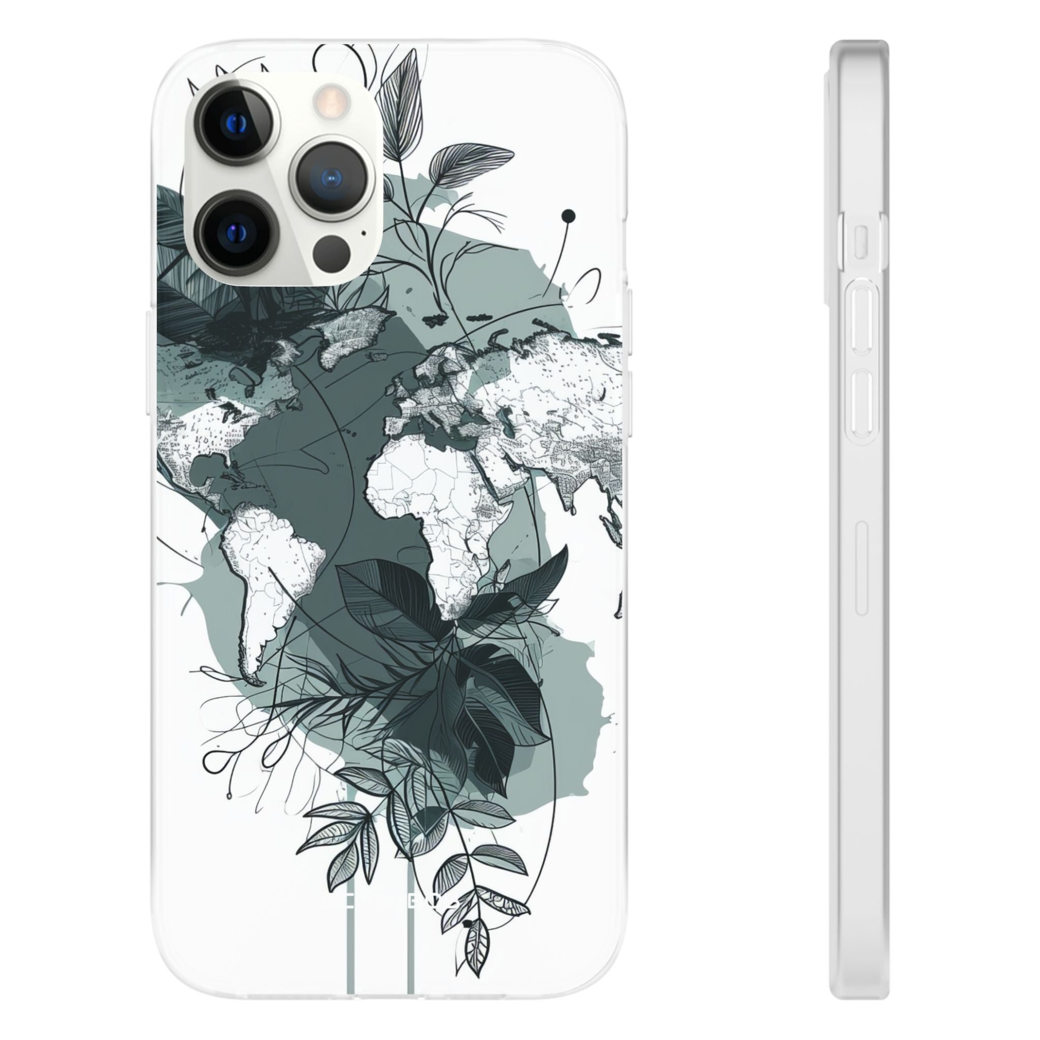 Botanical Cartography | Flexible Phone Case for iPhone