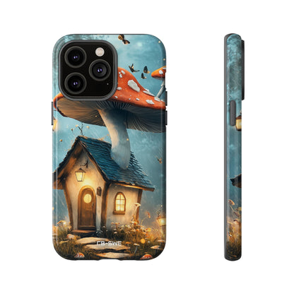 Mushroom House Glows - iPhone Case