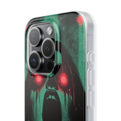 Haunting Glow of Gothic Eyes iPhone 15 - Flexi Phone Case