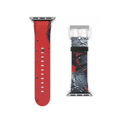 Glossy Black Face - Watch Band