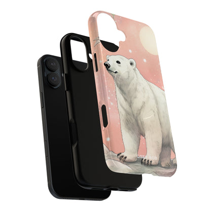 Polar Bear Dream iPhone 16 Plus Case - Tough+