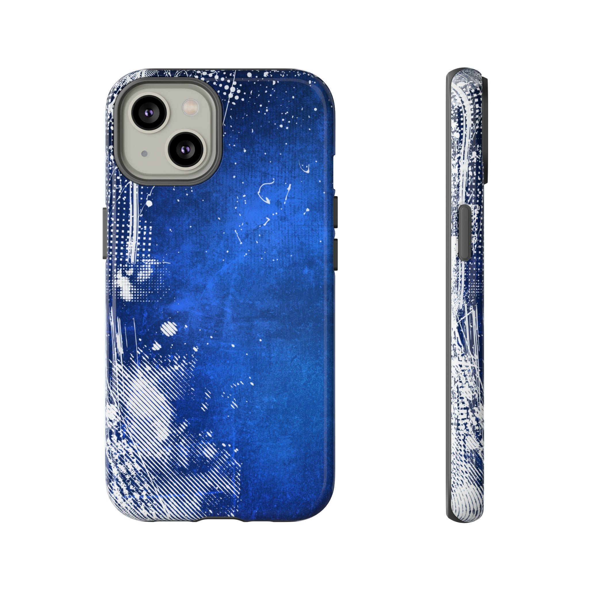 Grunge Blue - Protective Phone Case