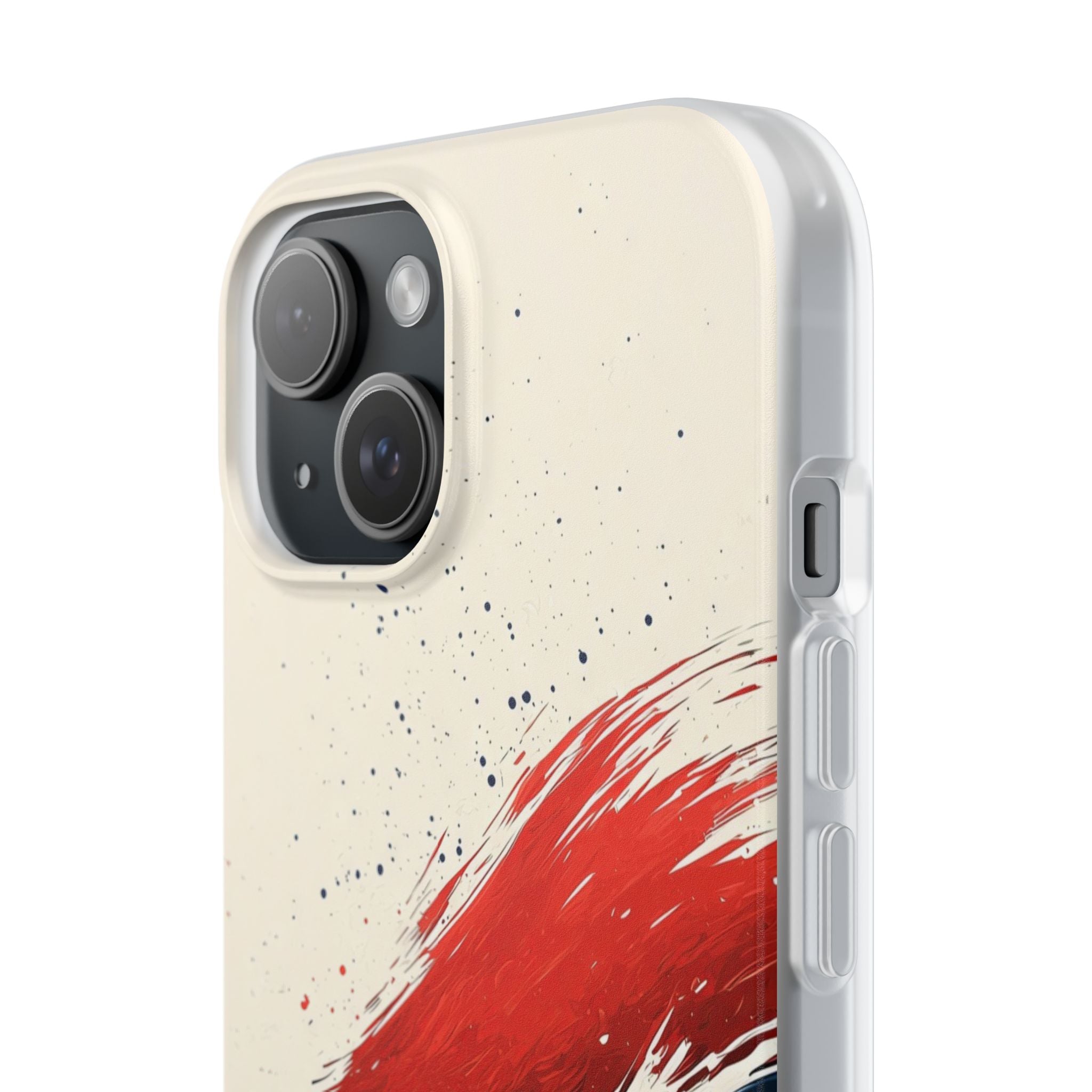 Red Surge iPhone 15 Case - Soft