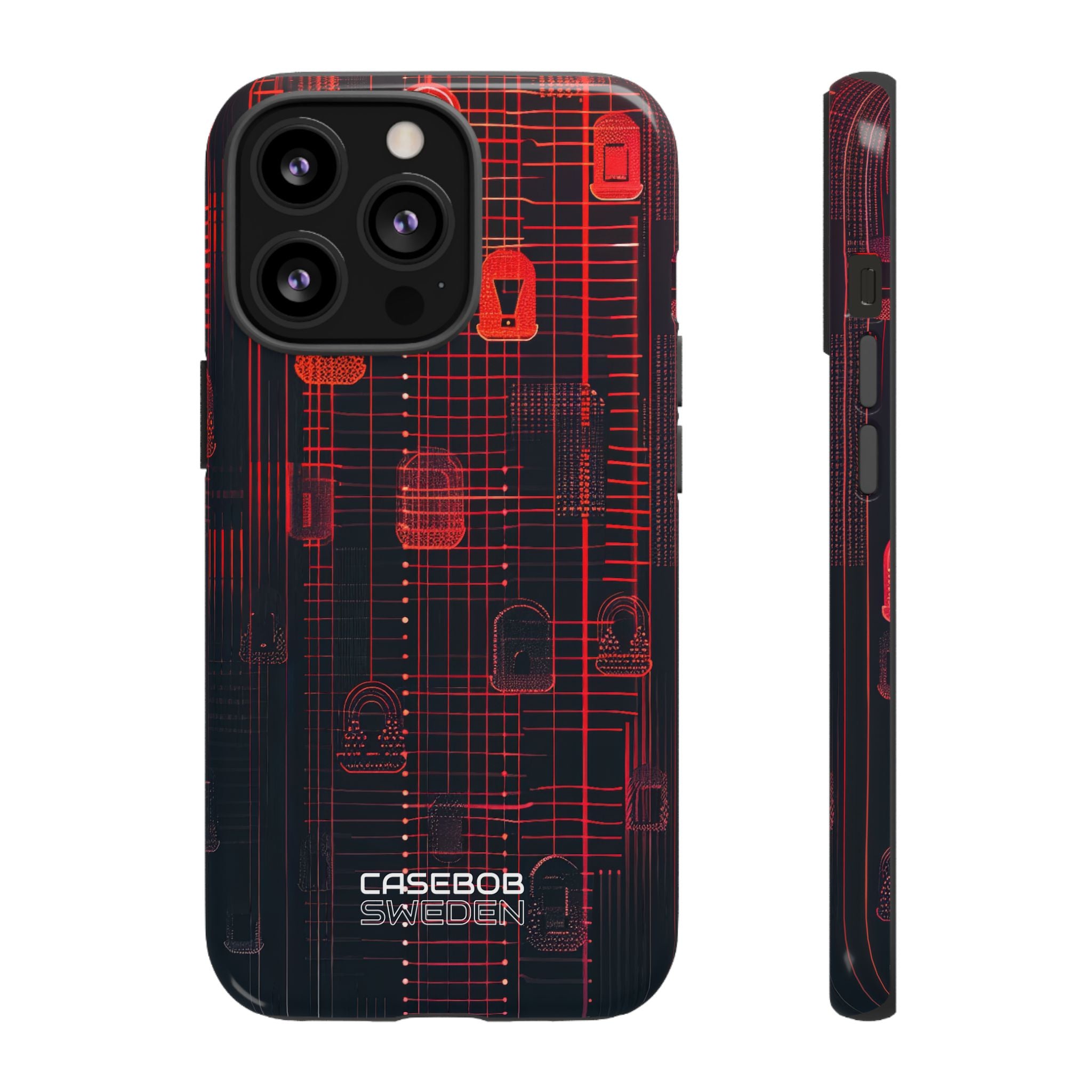 Cyber Locks Grid iPhone 13 - Tough