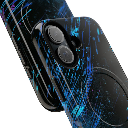 Midnight Blue Currents iPhone 16 - Tough+