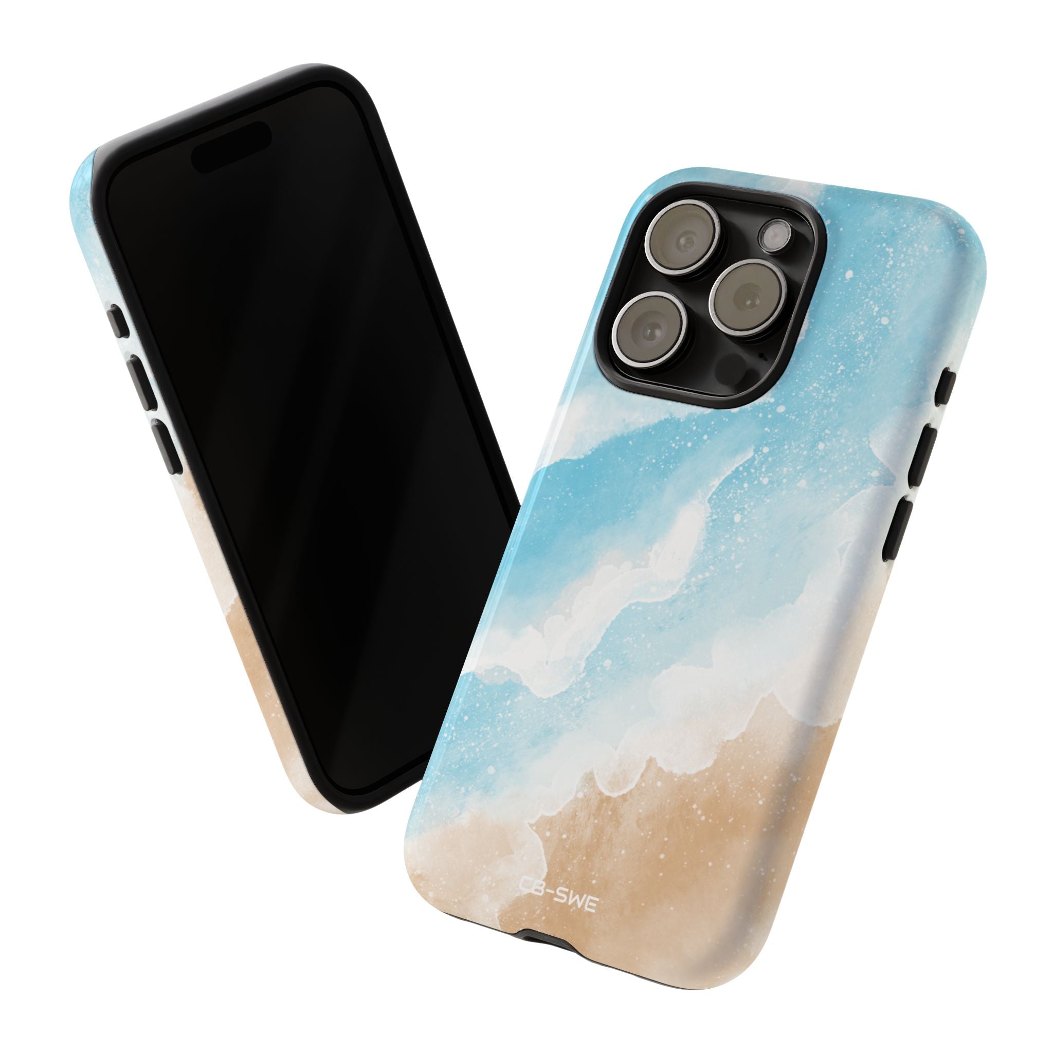 Serene Coastal Whispers - iPhone Case