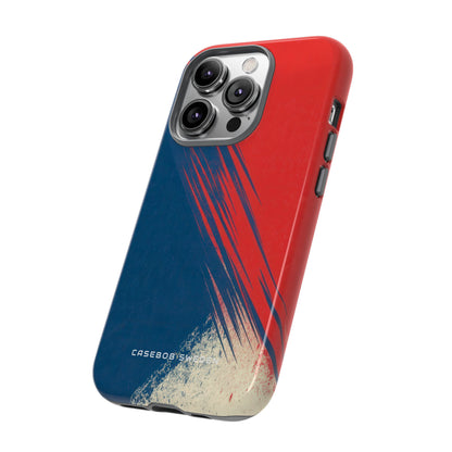 Vintage Brushstroke Harmony iPhone 14 - Tough Phone Case