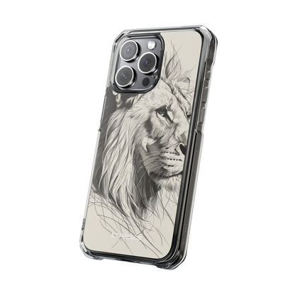 Majestic Linework Lion - Phone Case for iPhone