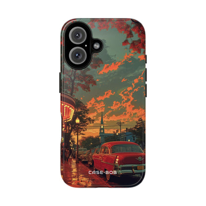 Crimson Classic iPhone 16 Case - Tough