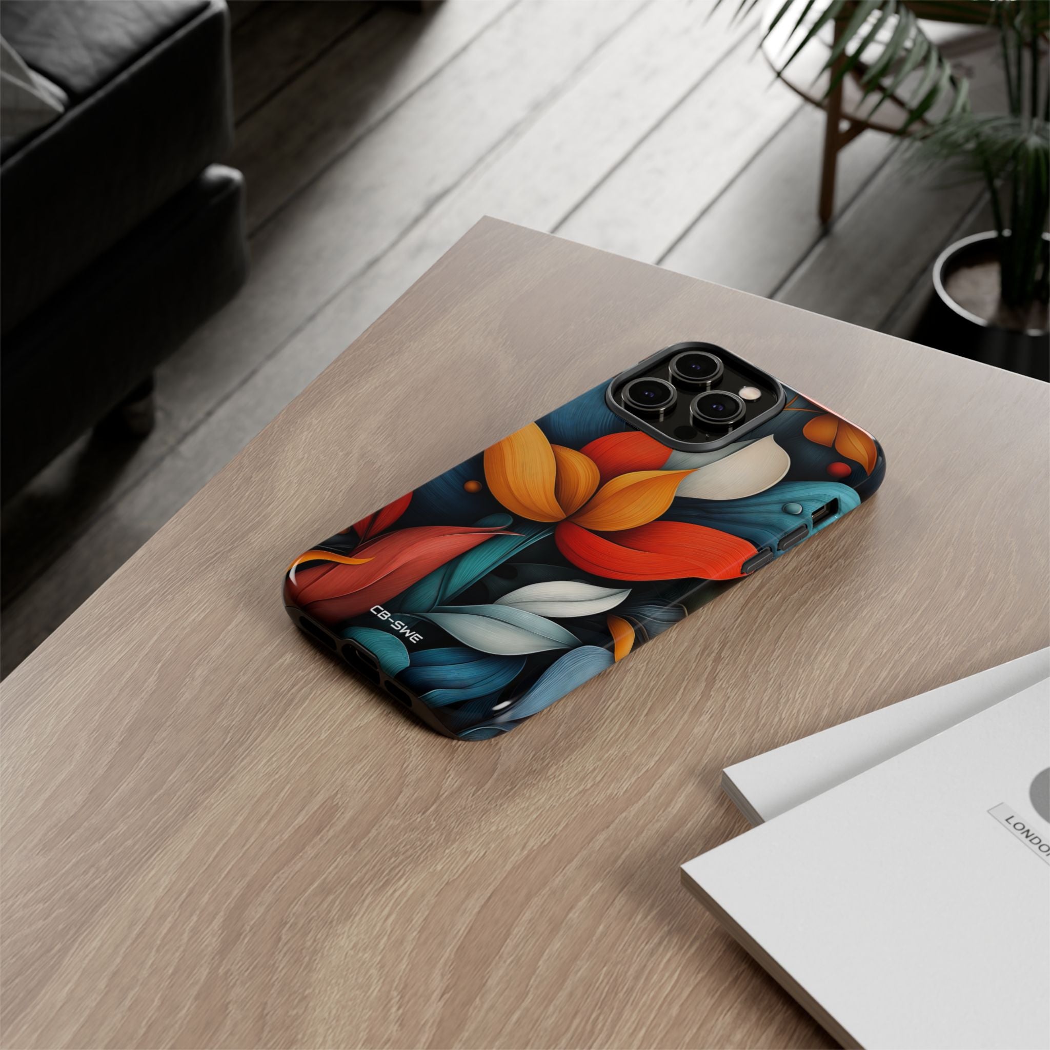 Vibrant Floral Harmony - iPhone Case