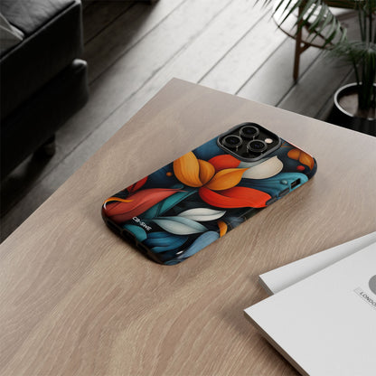 Vibrant Floral Harmony - iPhone Case