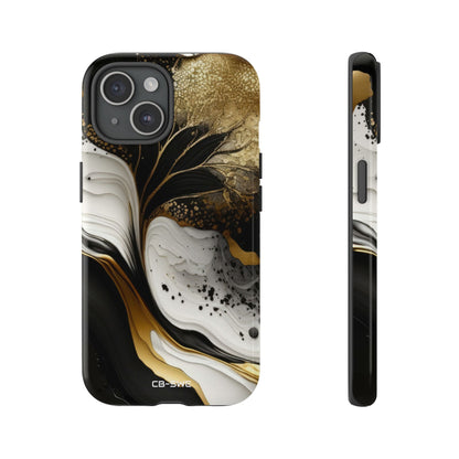Gold Swirl Elegance - iPhone Case