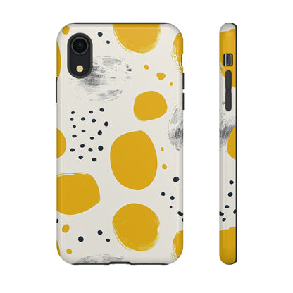 Dotted Yellow Simplicity - Protective Phone Case