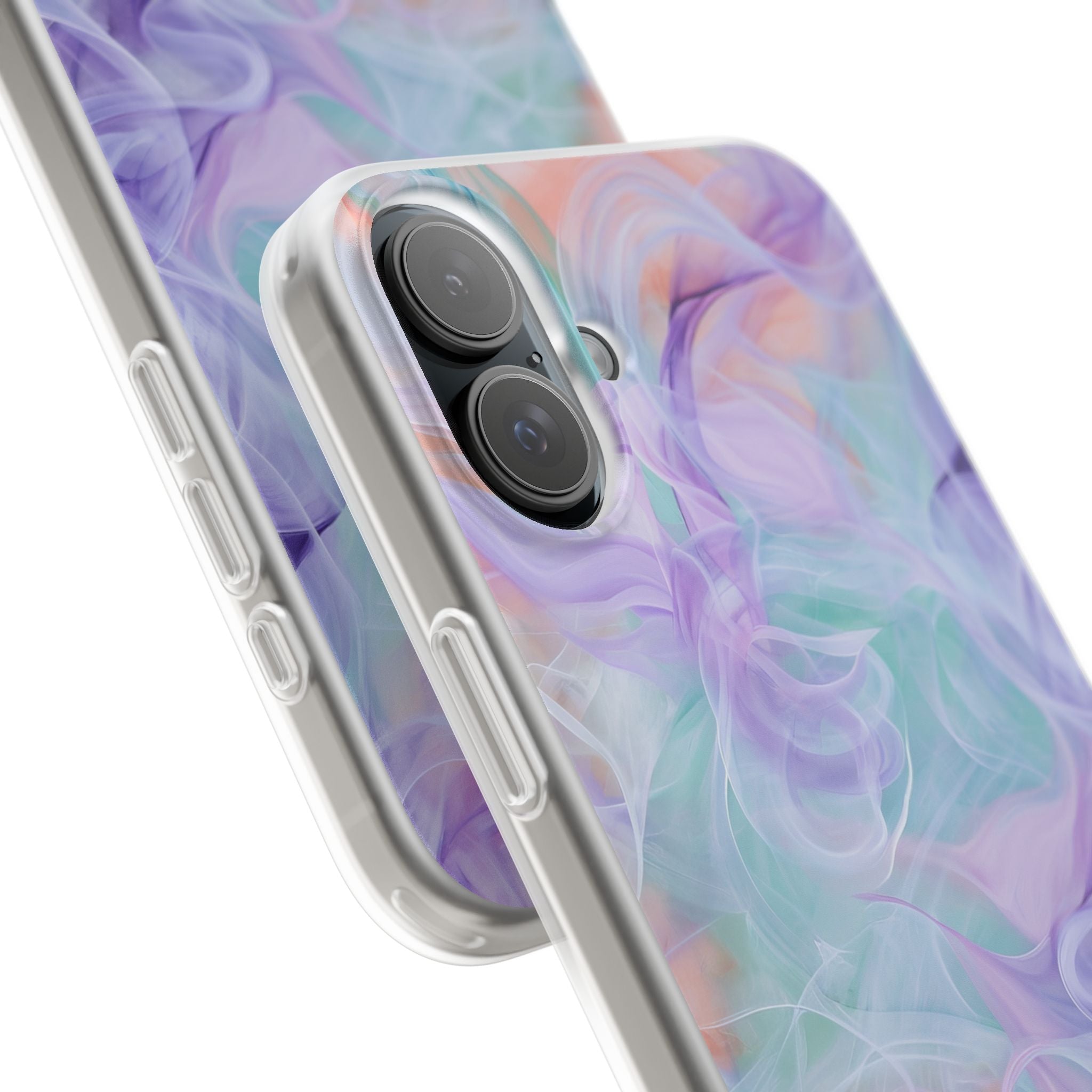 Purple Peach Whirl - Flexi iPhone 16 Phone Case