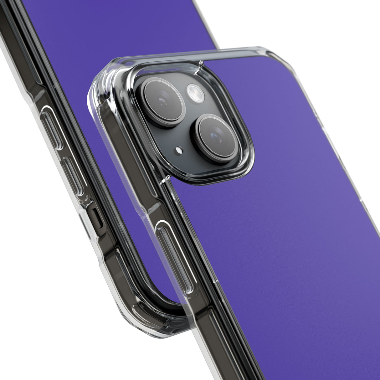 Plump Purple | Handyhülle für iPhone (Clear Impact Case – magnetisch) 