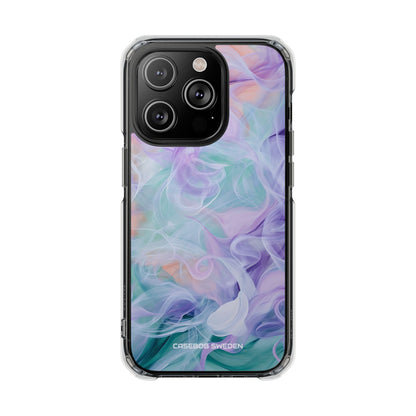 Purple Peach Whirl - Clear Impact iPhone 14 Phone Case