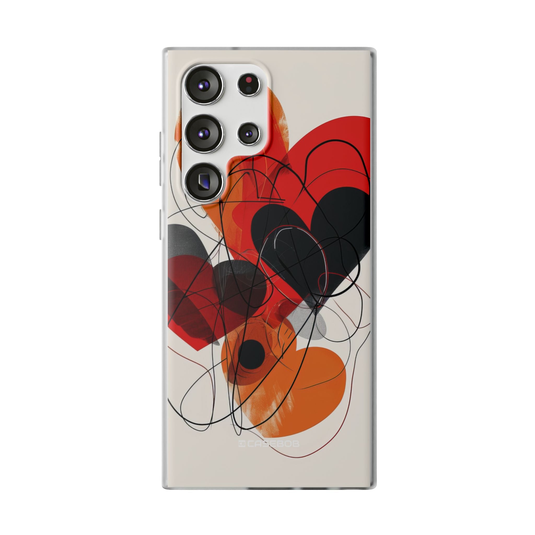 Fiery Hearts | Flexible Phone Case for Samsung Galaxy