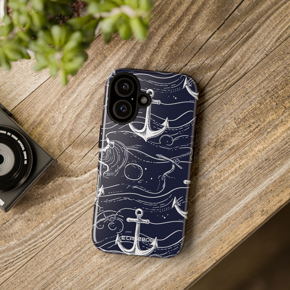 Nautical Adventure: Vintage Line Art - for iPhone 16