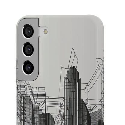 Urban Wireframe | Slim Phone Case for Samsung