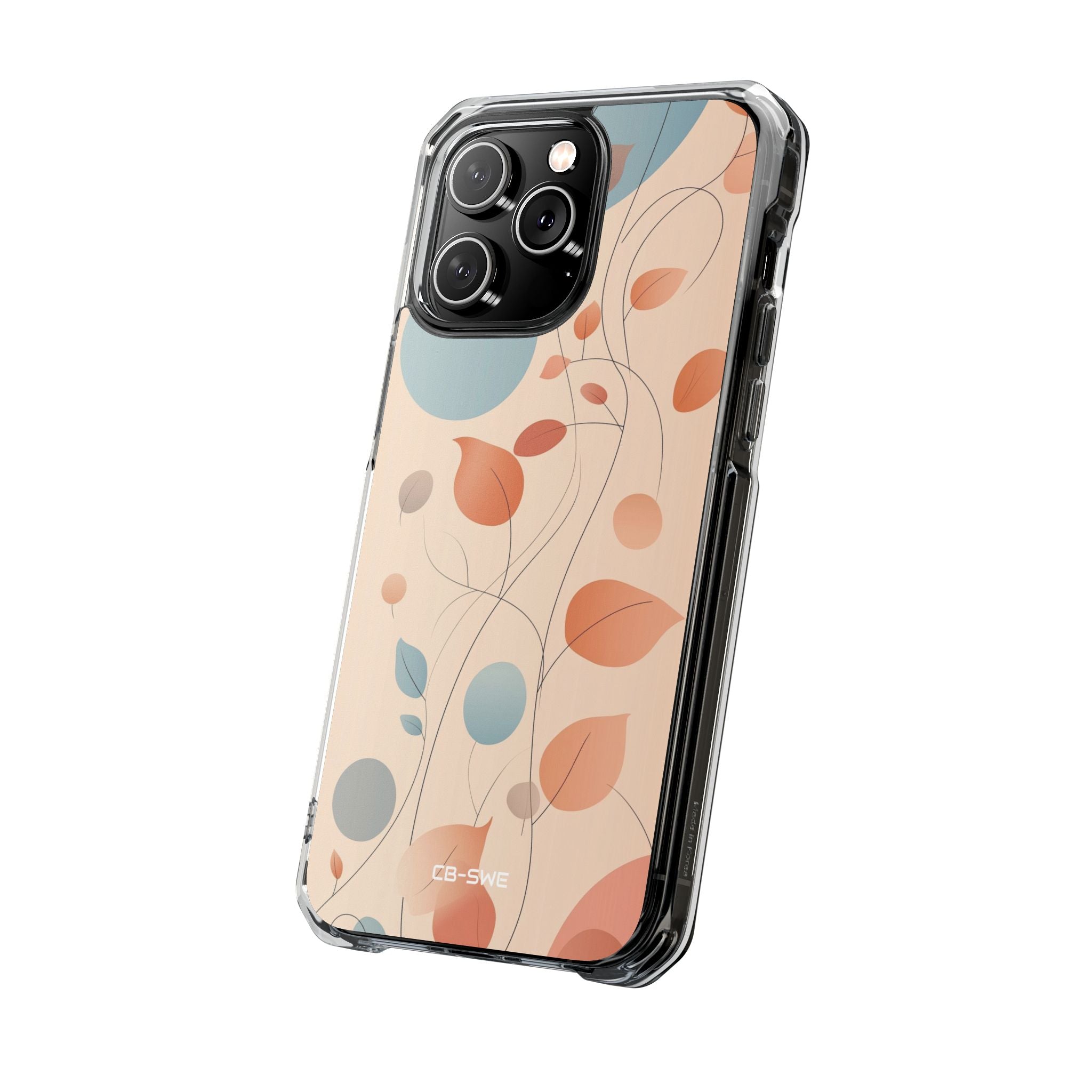 Gentle Leaves Drift iPhone Case - Impact