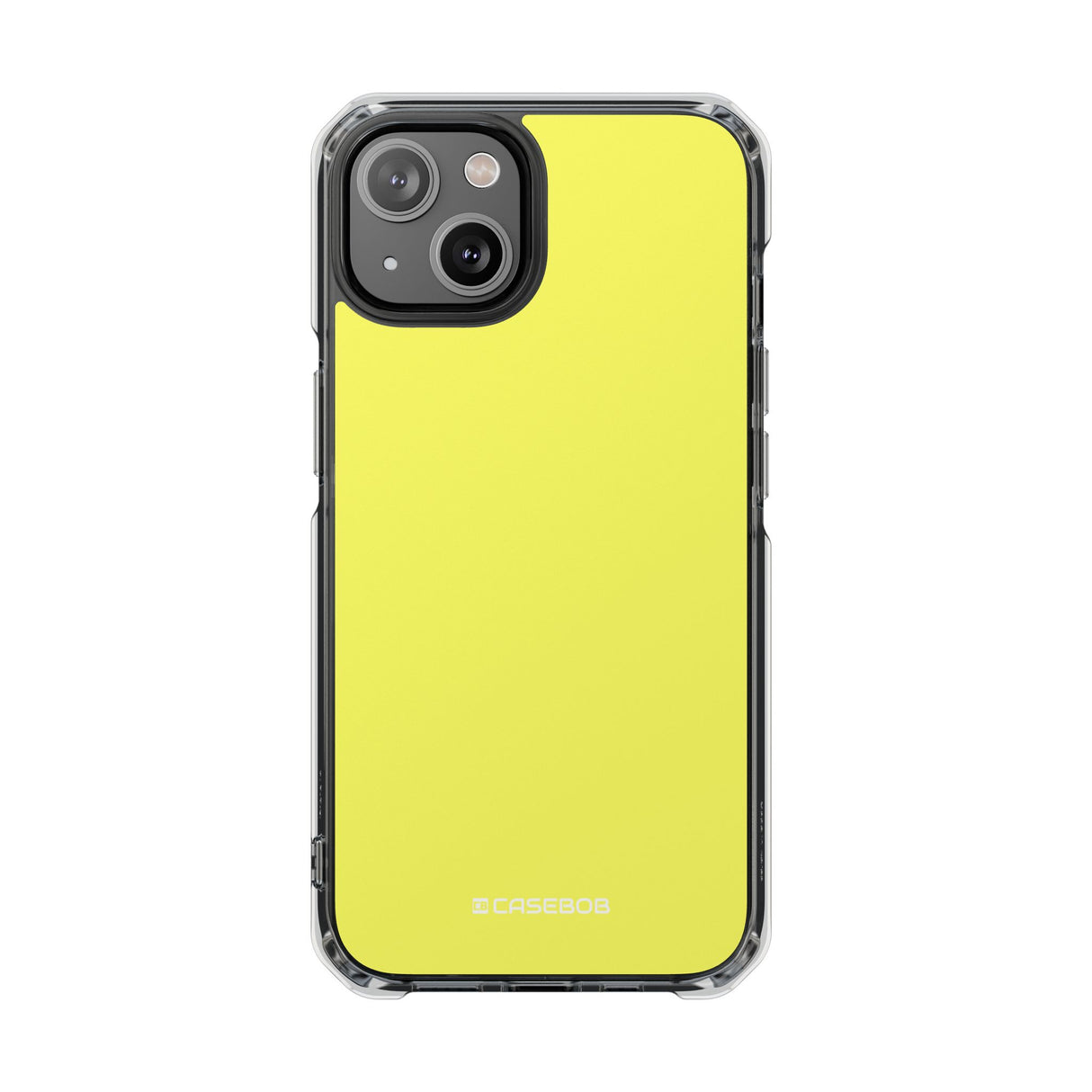 Laser Lemon | Handyhülle für iPhone (Clear Impact Case - Magnetisch) 