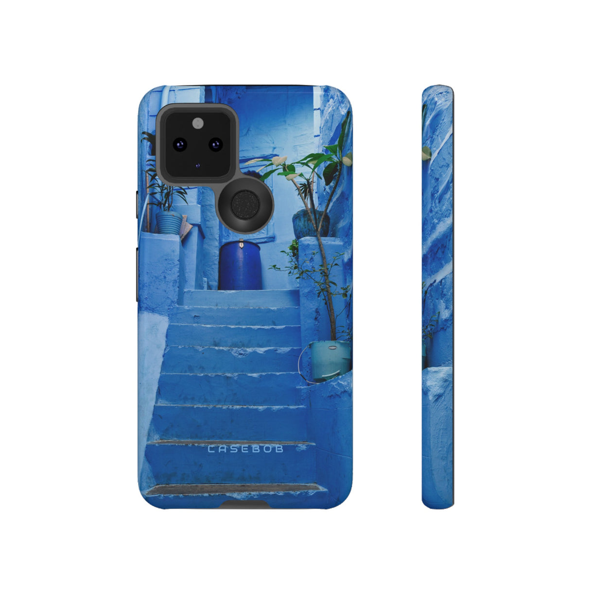 Blue City Morocco - Protective Phone Case