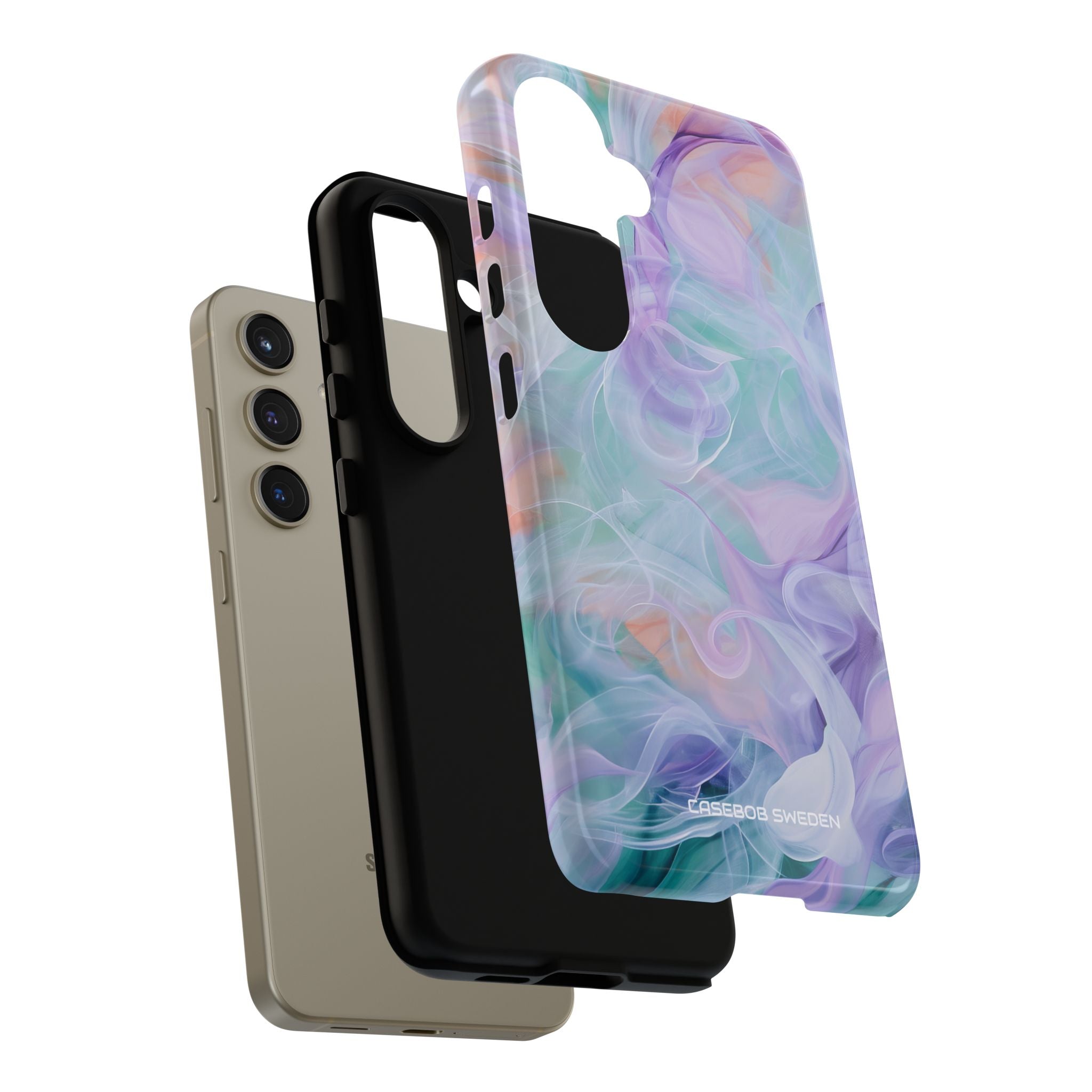 Purple Peach Whirl - Tough Samsung S24 Phone Case