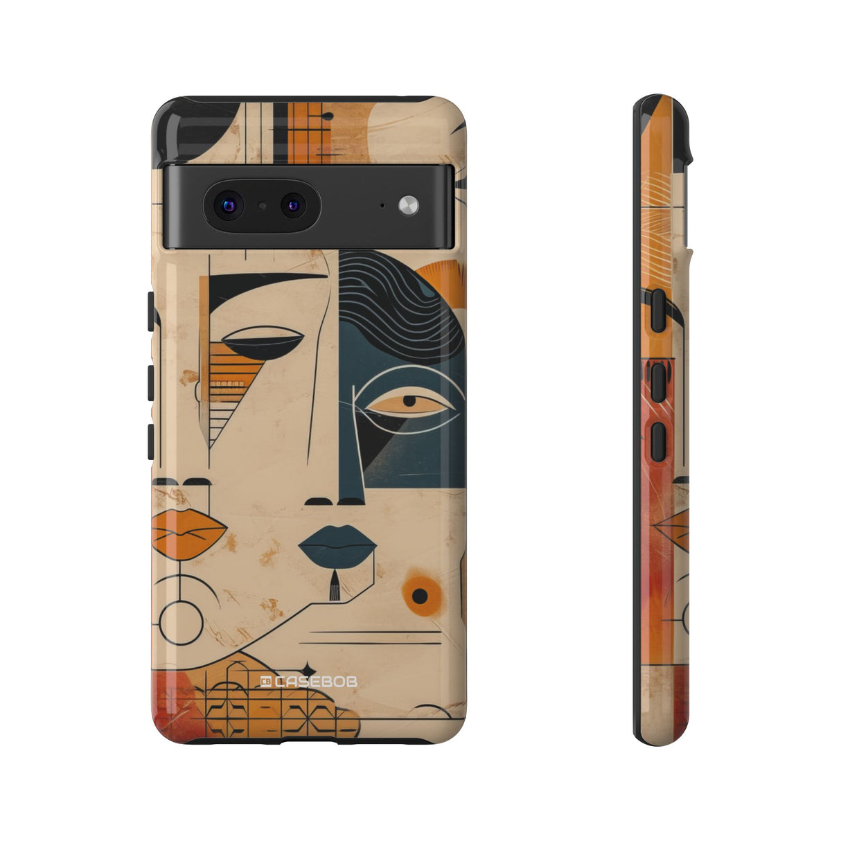 Cubist Introspection | Protective Phone Case for Google Pixel