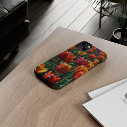 Tulips Embrace Breeze - iPhone Case