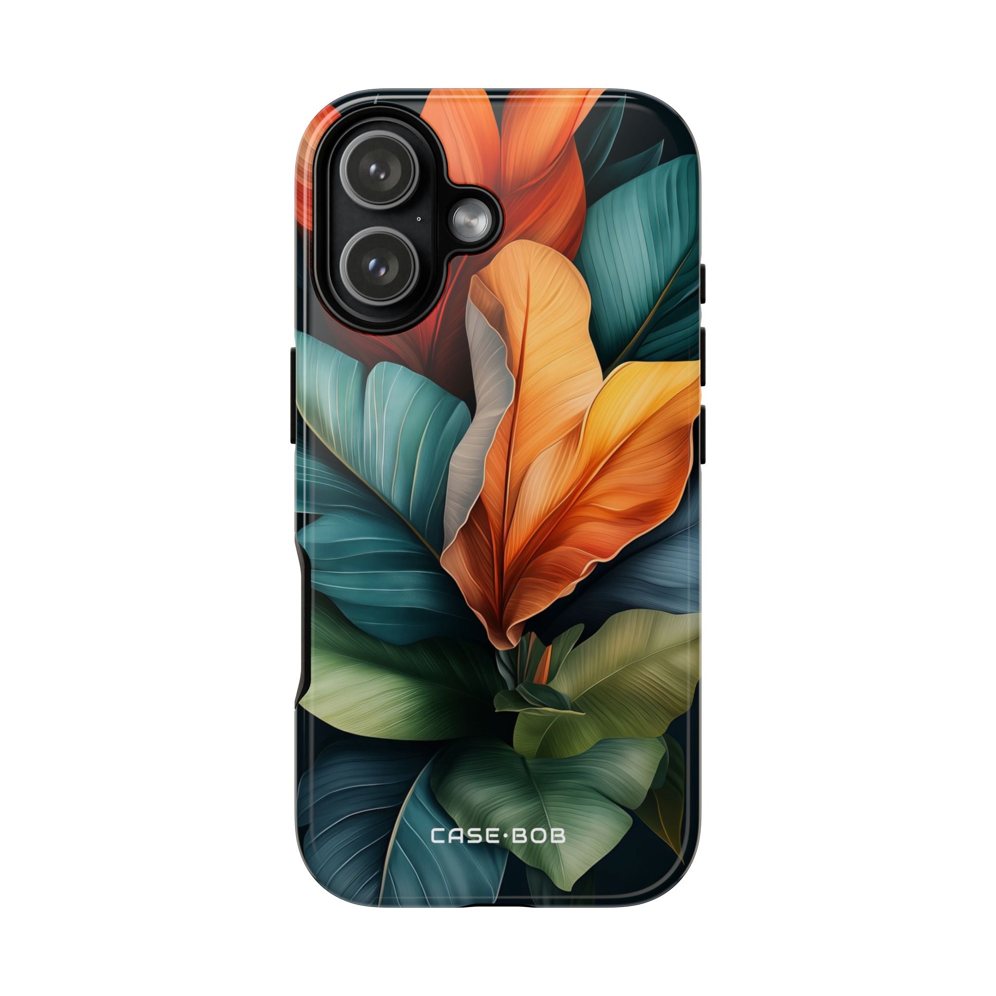 Tropical Leafburst iPhone 17 Case - Tough