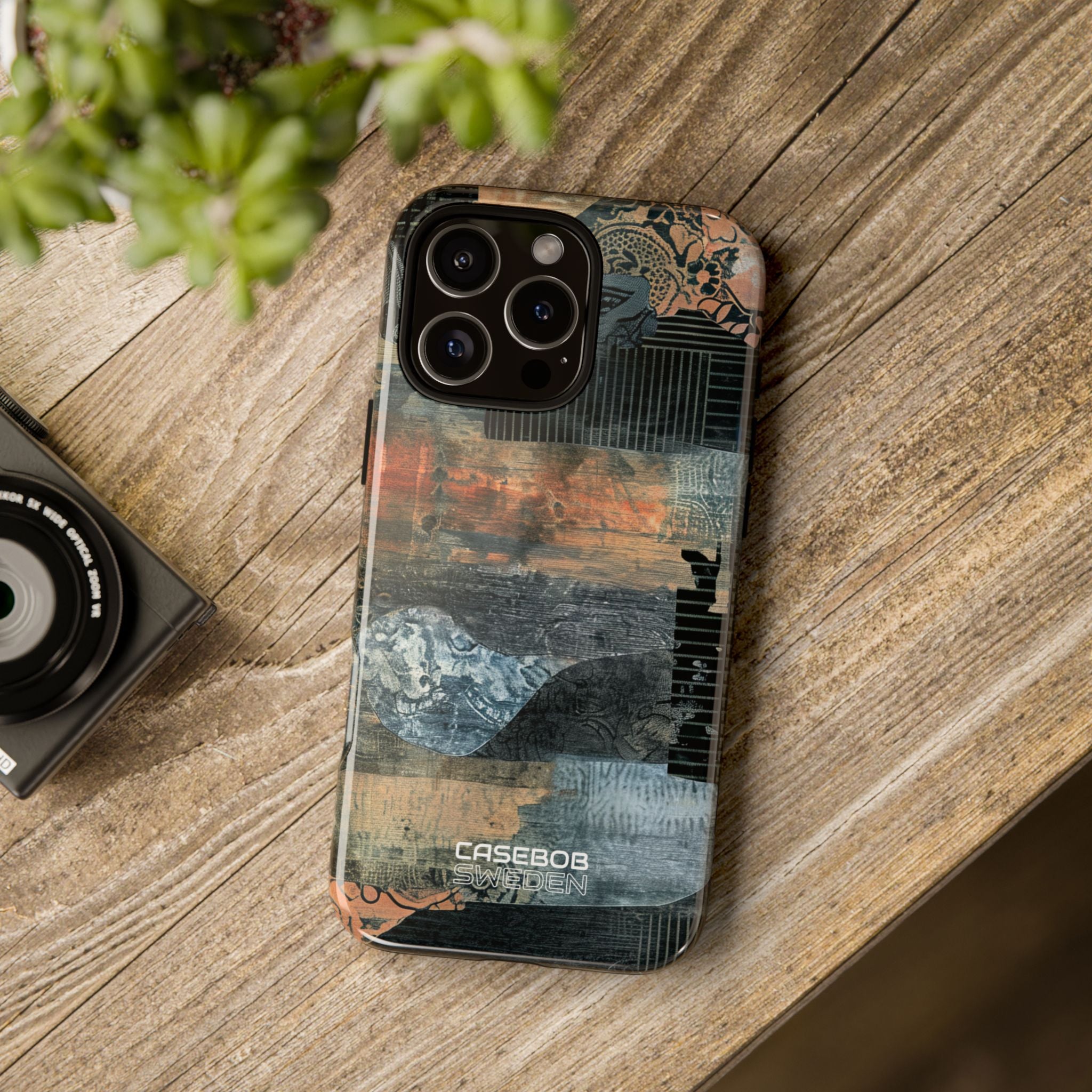 Rust Bloom Tangle iPhone 16 - Tough