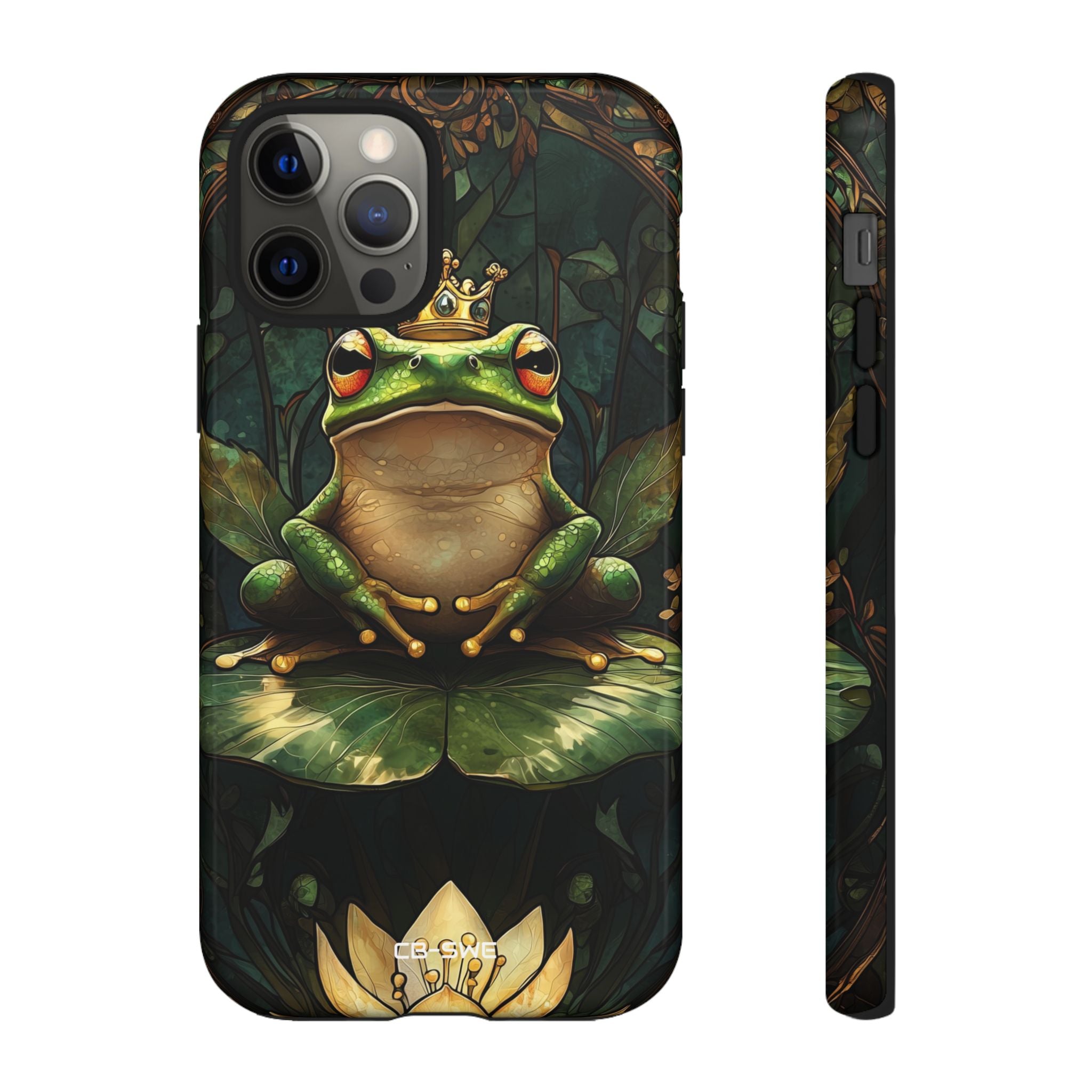 Crowned Frog Rests - iPhone Case