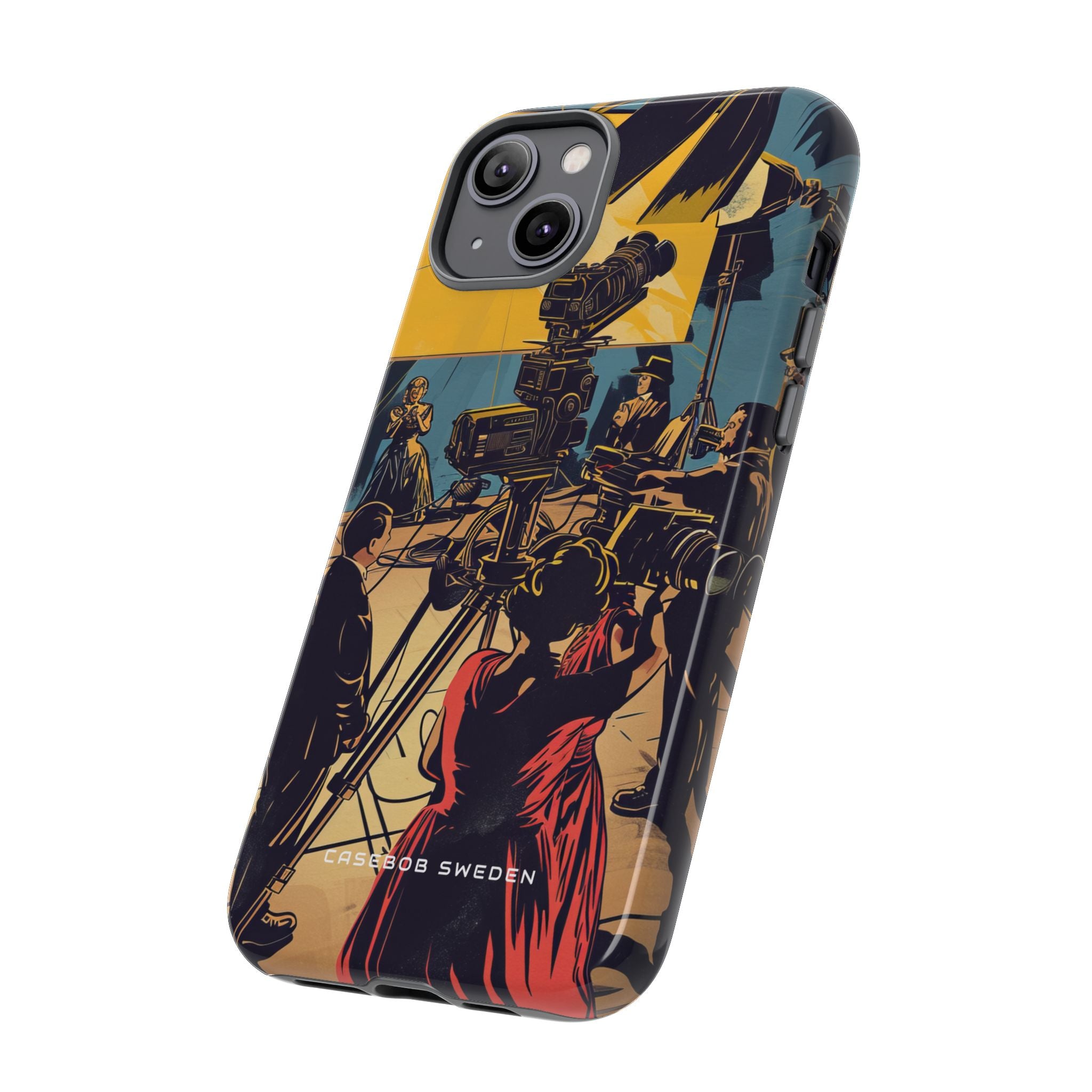 Golden Era Cinematic Spotlight iPhone 14 - Tough Phone Case