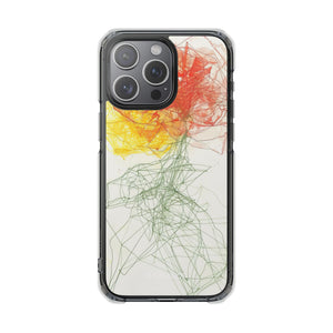 Fiery Blossom - Phone Case for iPhone (Clear Impact - Magnetic)