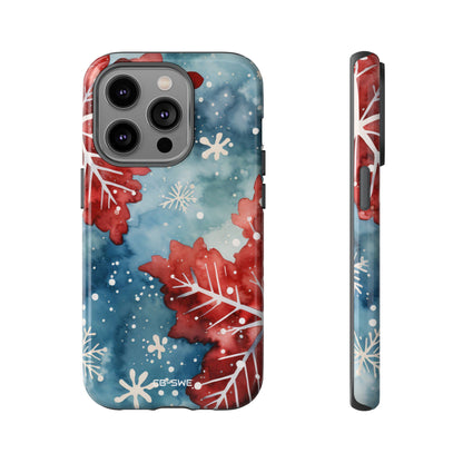 Winter Leaves Dance - iPhone Case