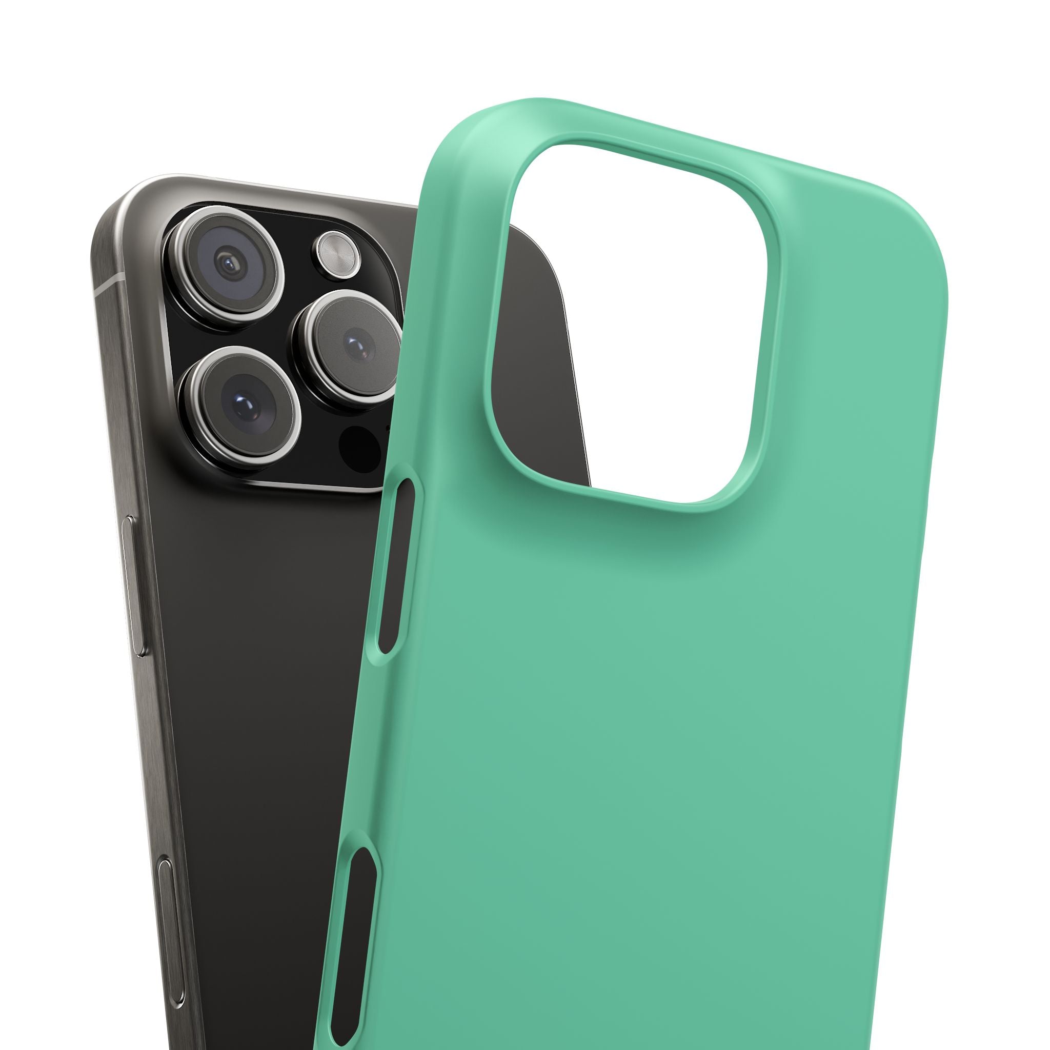 Medium Aquamarine iPhone 16 - Slim Phone Case