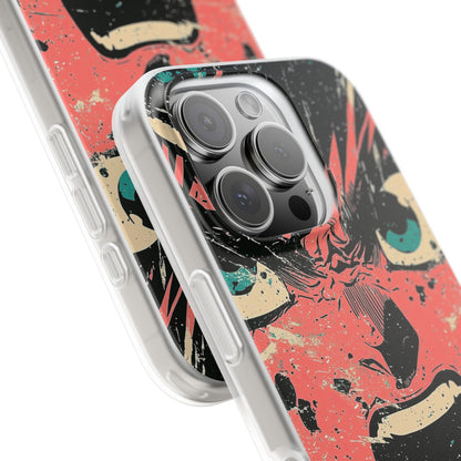 Screaming Face Pink iPhone 16 Pro Case - Soft