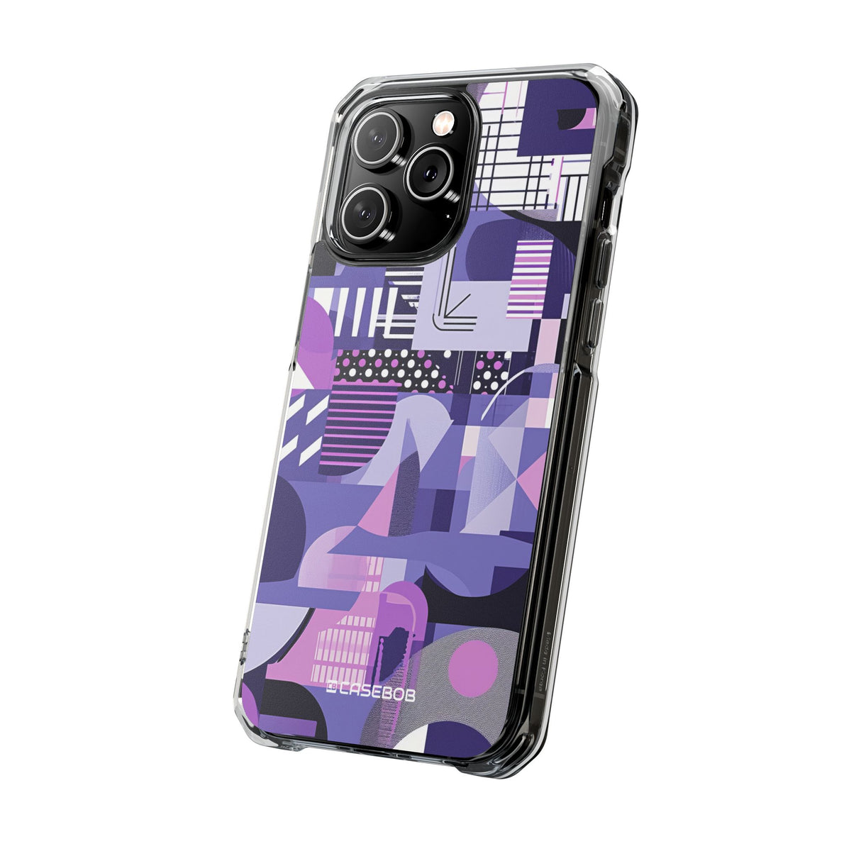 Ultra Violet Design | Handyhülle für iPhone (Clear Impact Case – magnetisch)