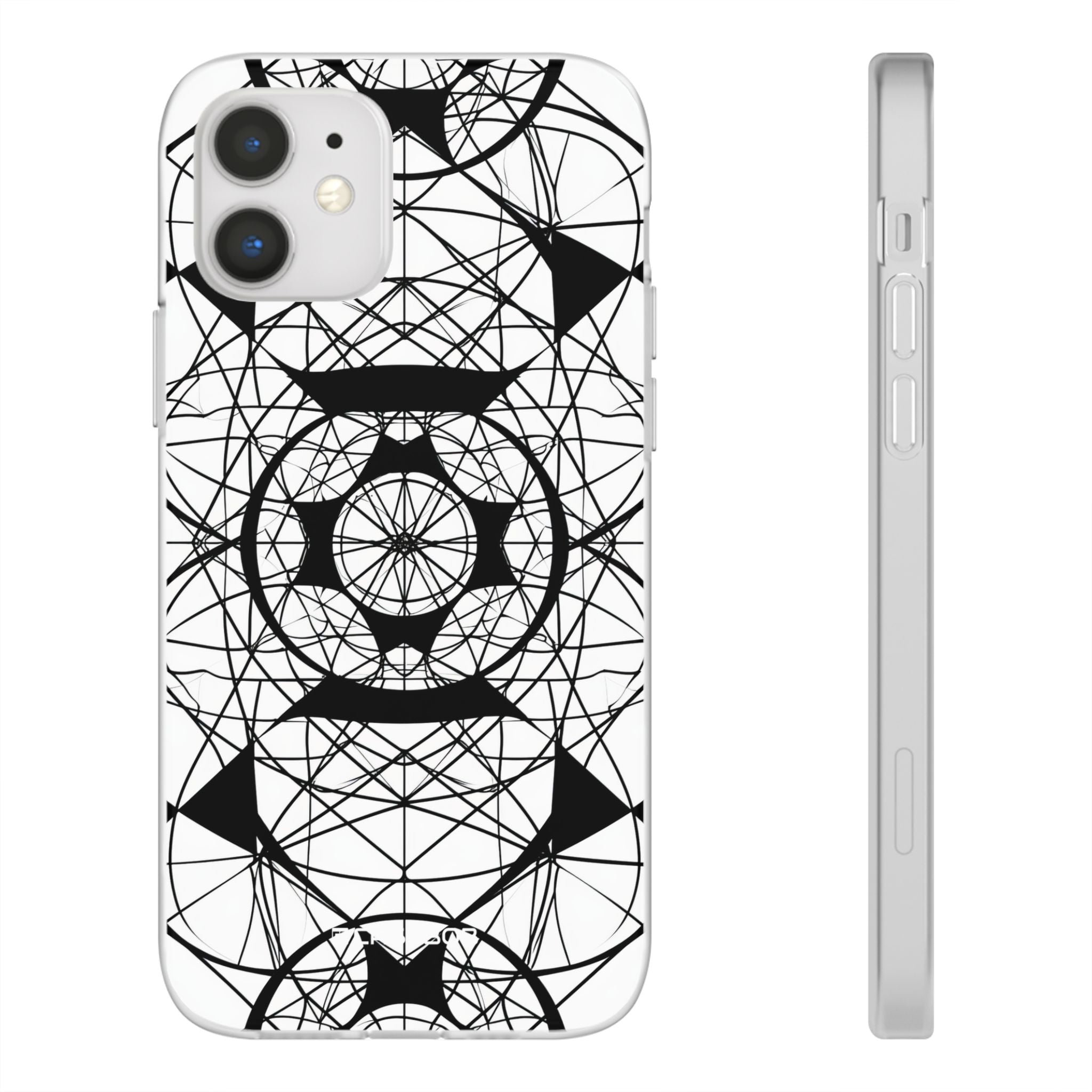 Geometric Hypnosis | Flexible Phone Case for iPhone