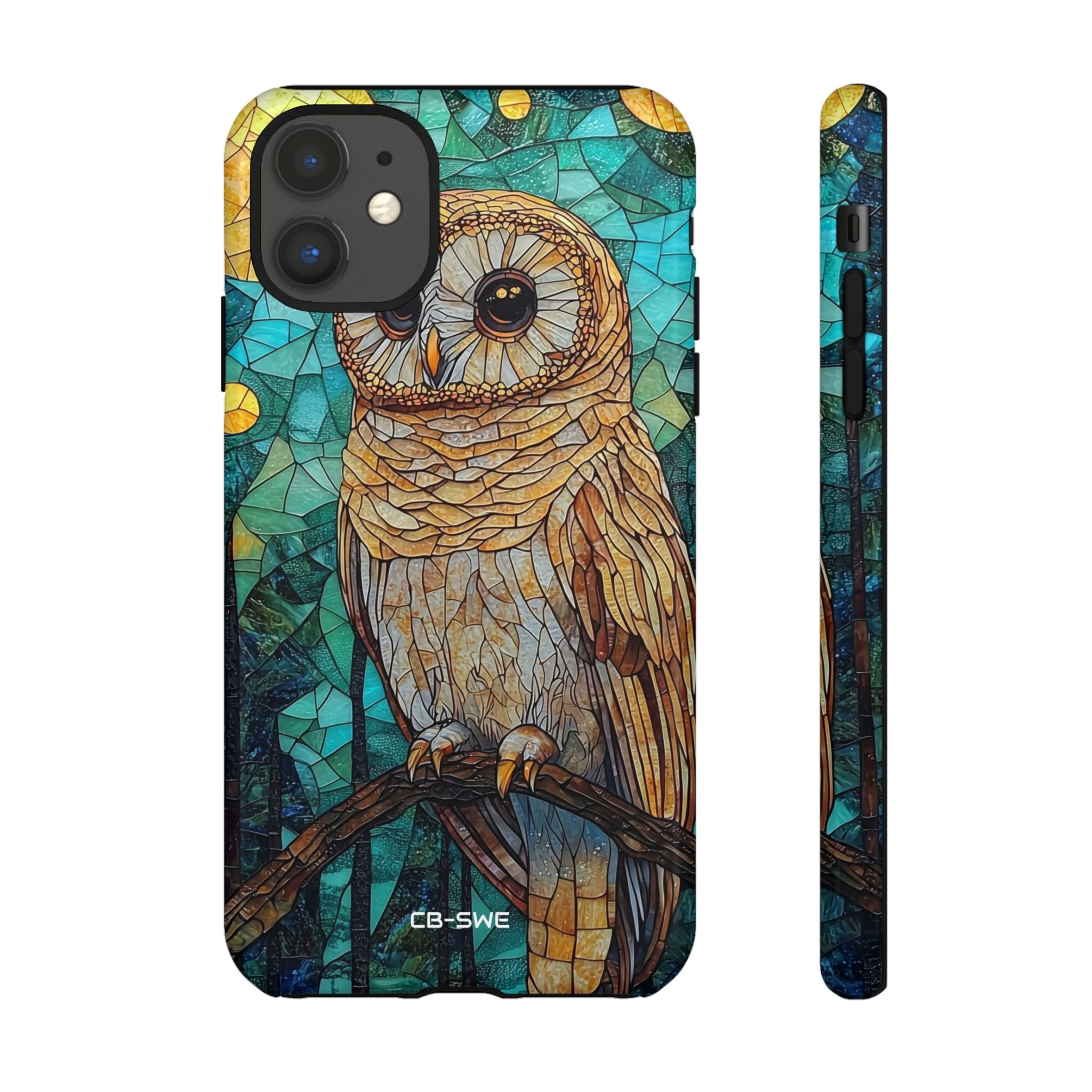 Celestial Owl Gaze - iPhone Case
