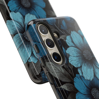 Blue Petal Radiance Samsung S24 Case - Tough
