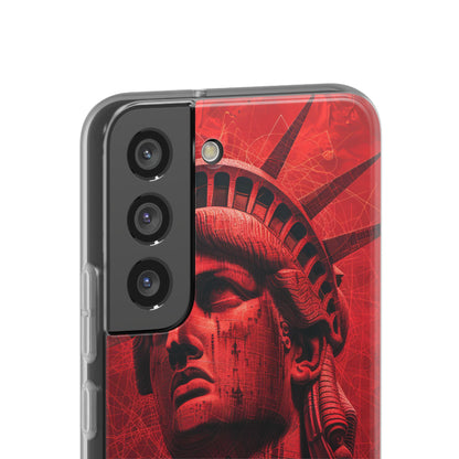 Red Liberty Revolution | Flexible Phone Case for Samsung Galaxy