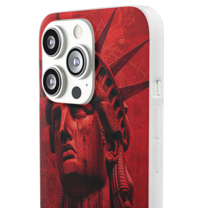 Red Liberty Revolution | Flexible Phone Case for iPhone