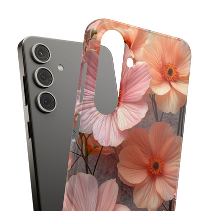 Serene Botanical Blooms - Slim Samsung S24 Phone Case